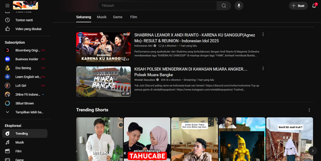 YouTube - Search Engine Selain Google