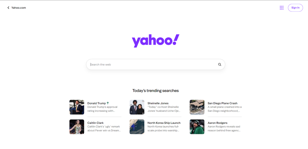 Yahoo - Search Engine Selain Google