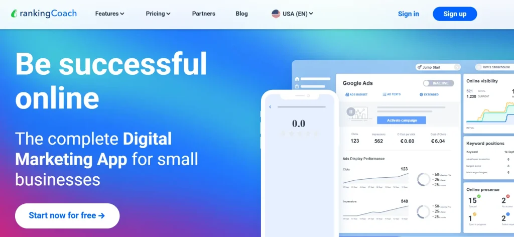 rankingCoach - Rekomendasi SEO Tools Terbaik