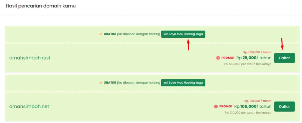 beli domain .rest di rumahweb