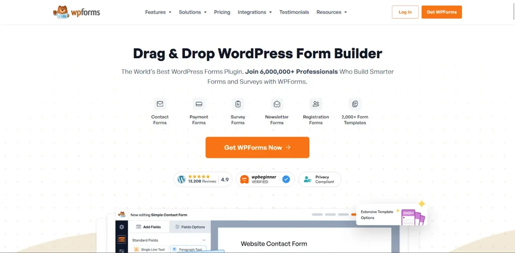 WPforms - Plugin WordPress untuk Toko Online Terbaik