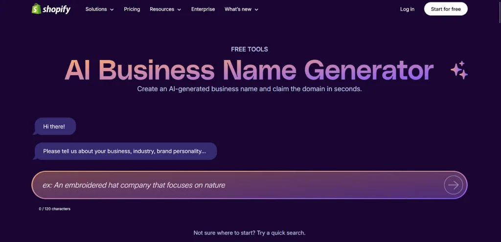 Shopify Name Generator - Nama Toko Online yang Bagus